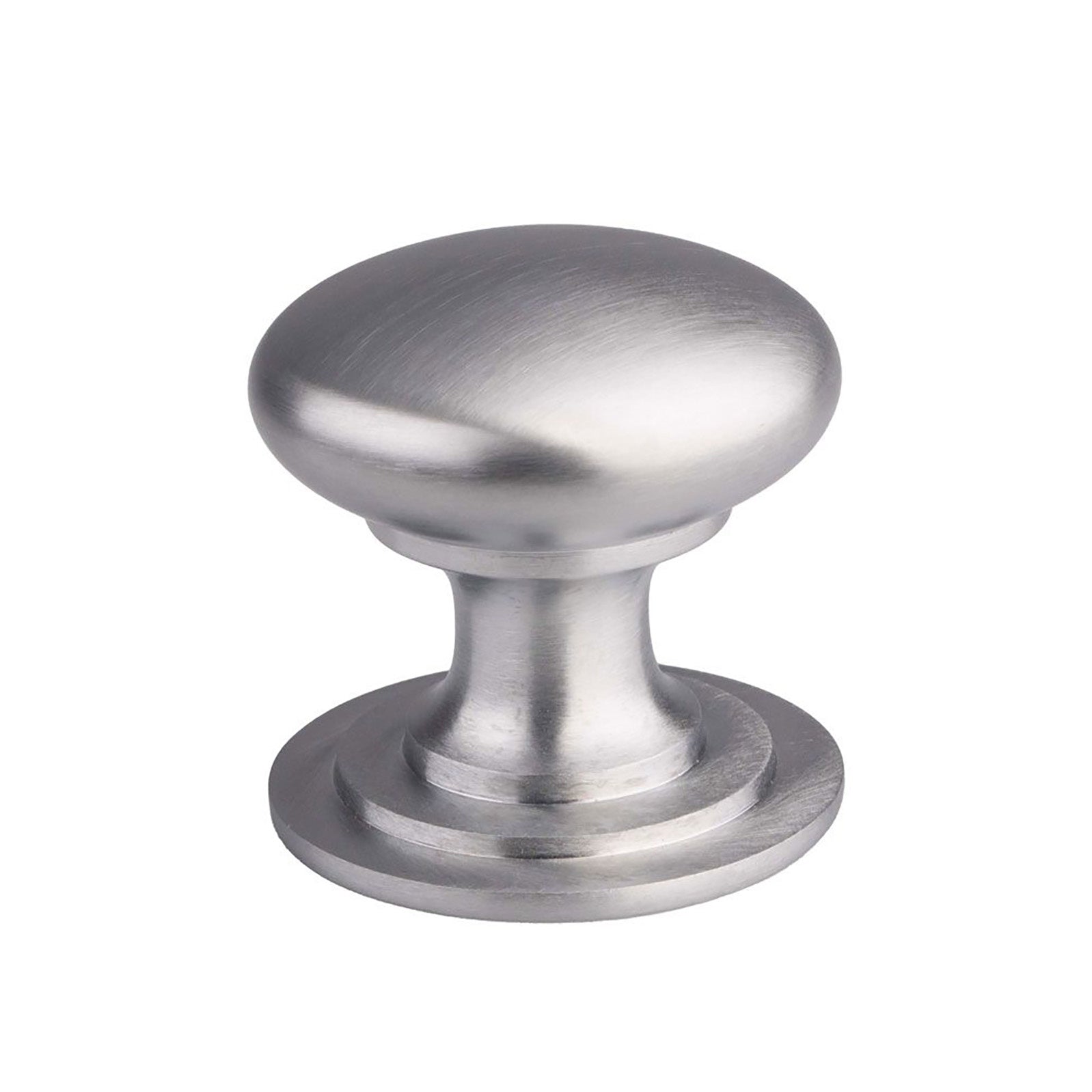 Furniture knob "Victorian" - Satin Chrome | 38 mm