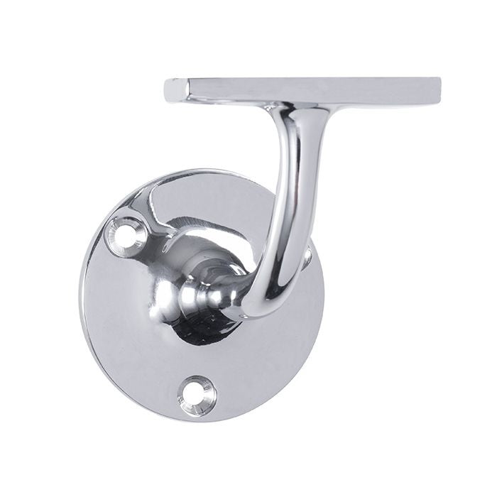 Handrail holder 80 mm polished Chrome