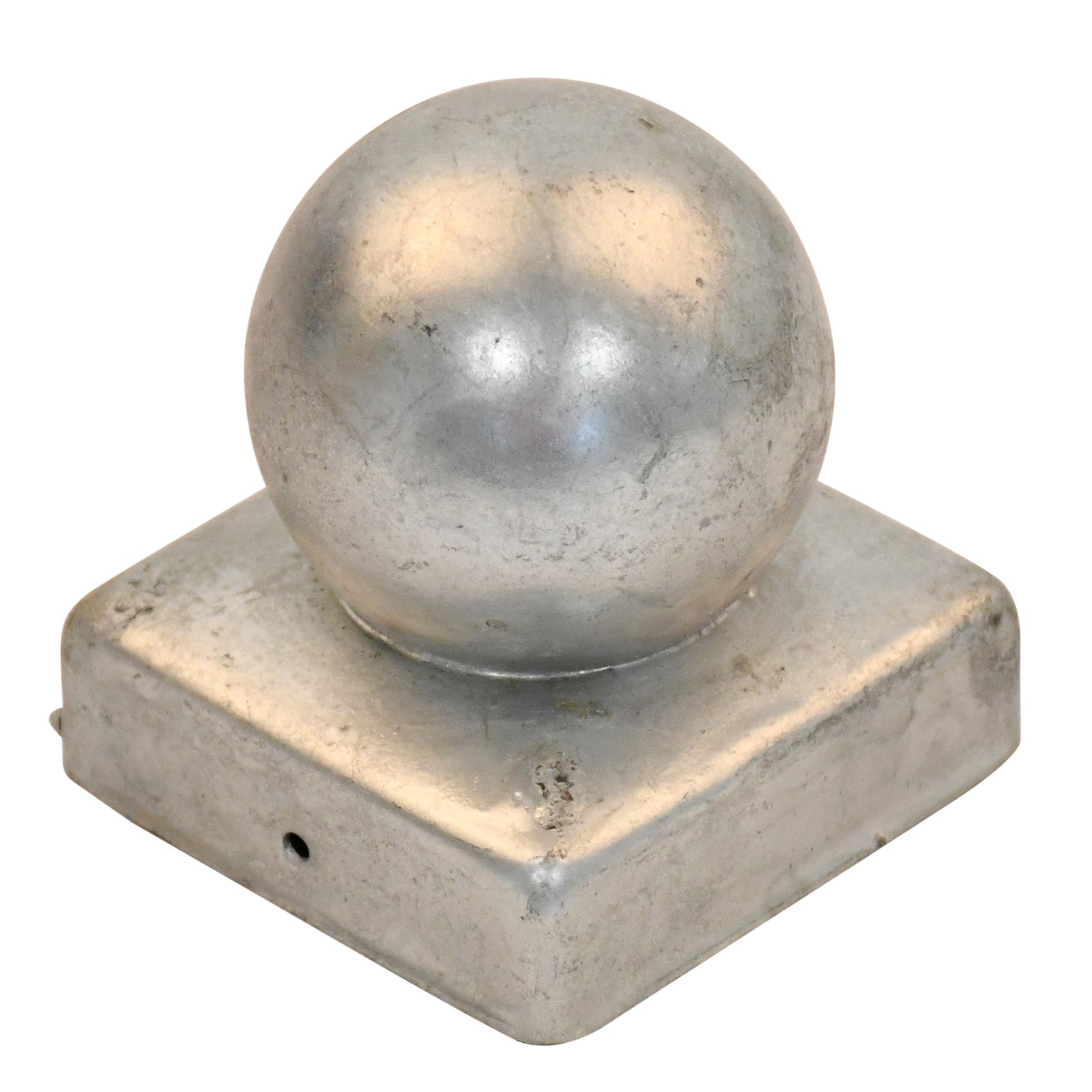 Post cap Sphere 71x71mm galvanized