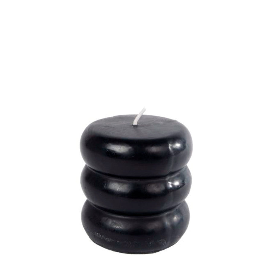 Pillar Candle "Rings" - Atmospheric Candle in Various Colors