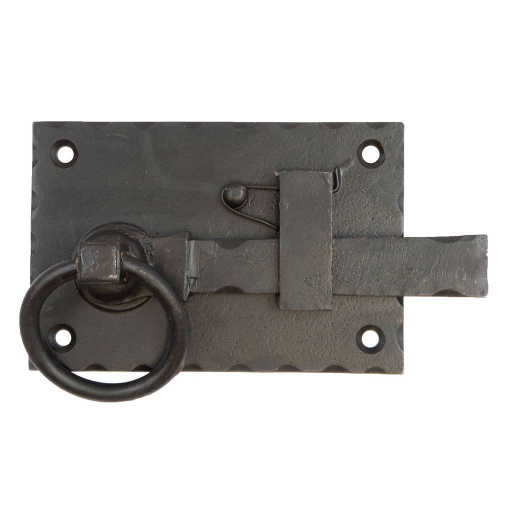 Traditional Cast Iron Farmhouse Latch - Authentic Rustic Look for Wooden Doors