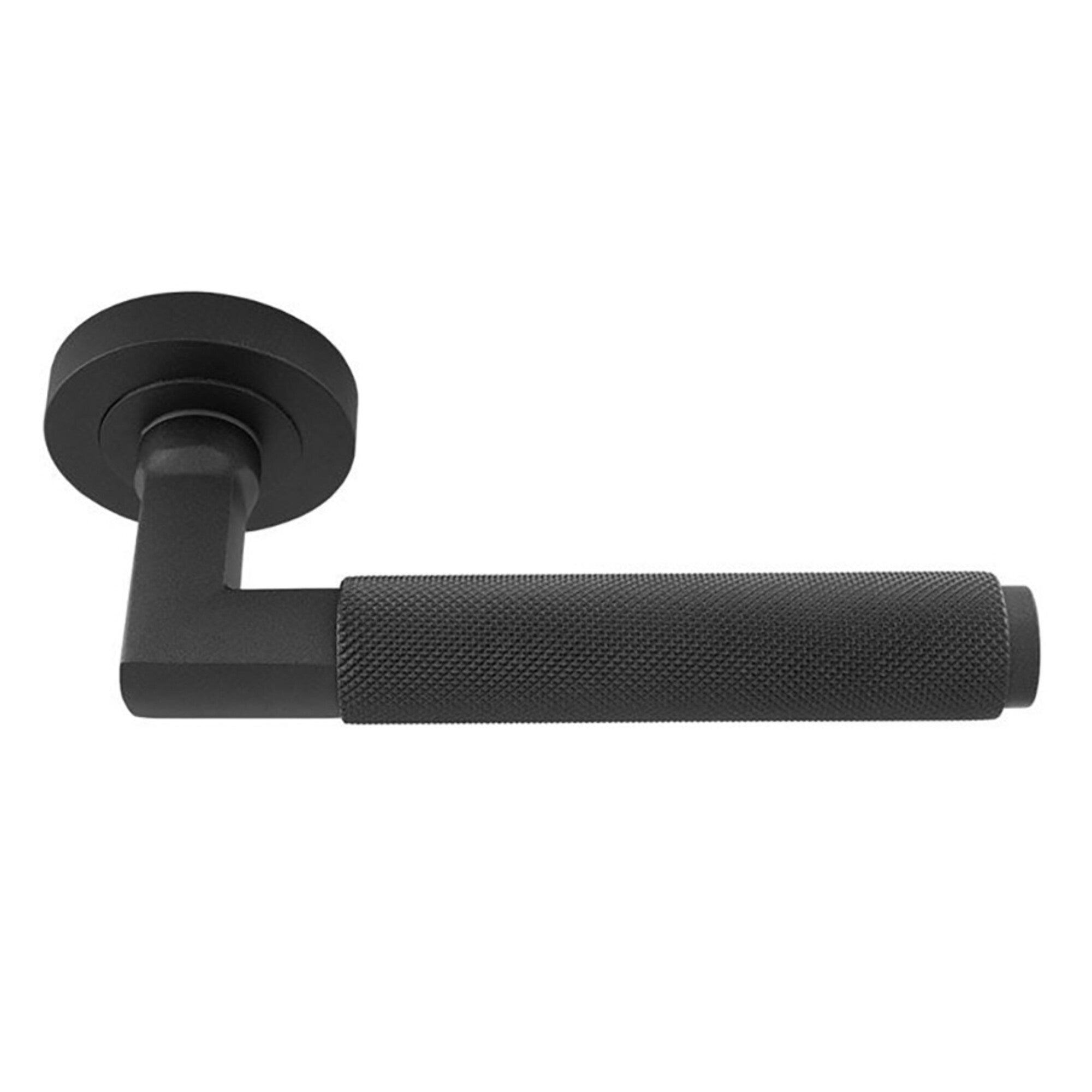 "Terazzo" door handles matte black