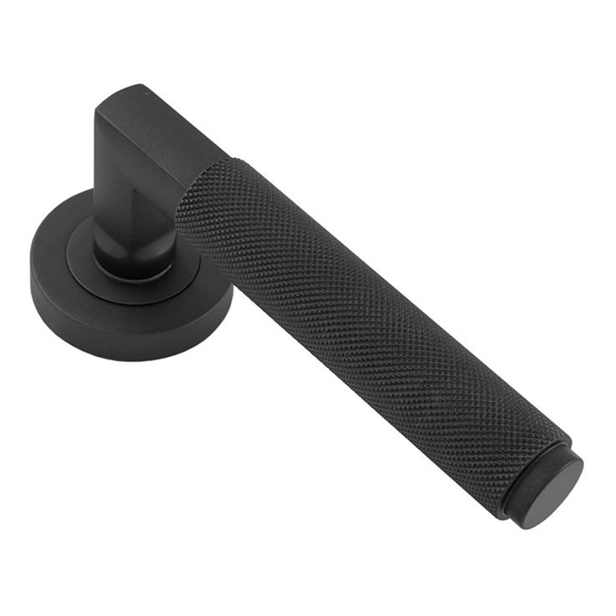 "Terazzo" door handles matte black