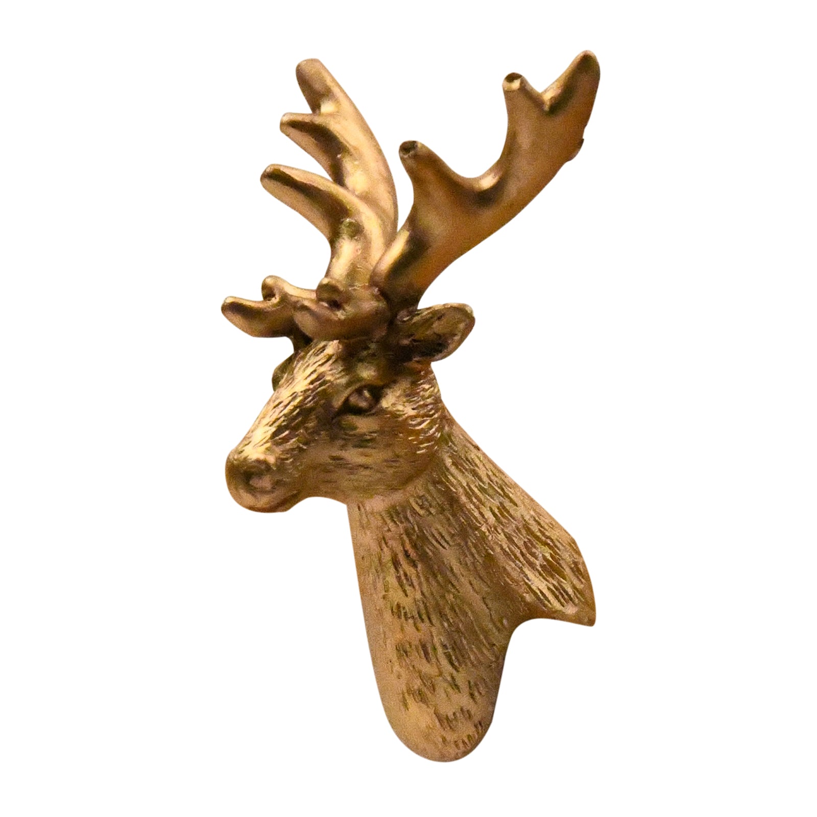 Sculptuur "Deer" S goud 4x3x7cm