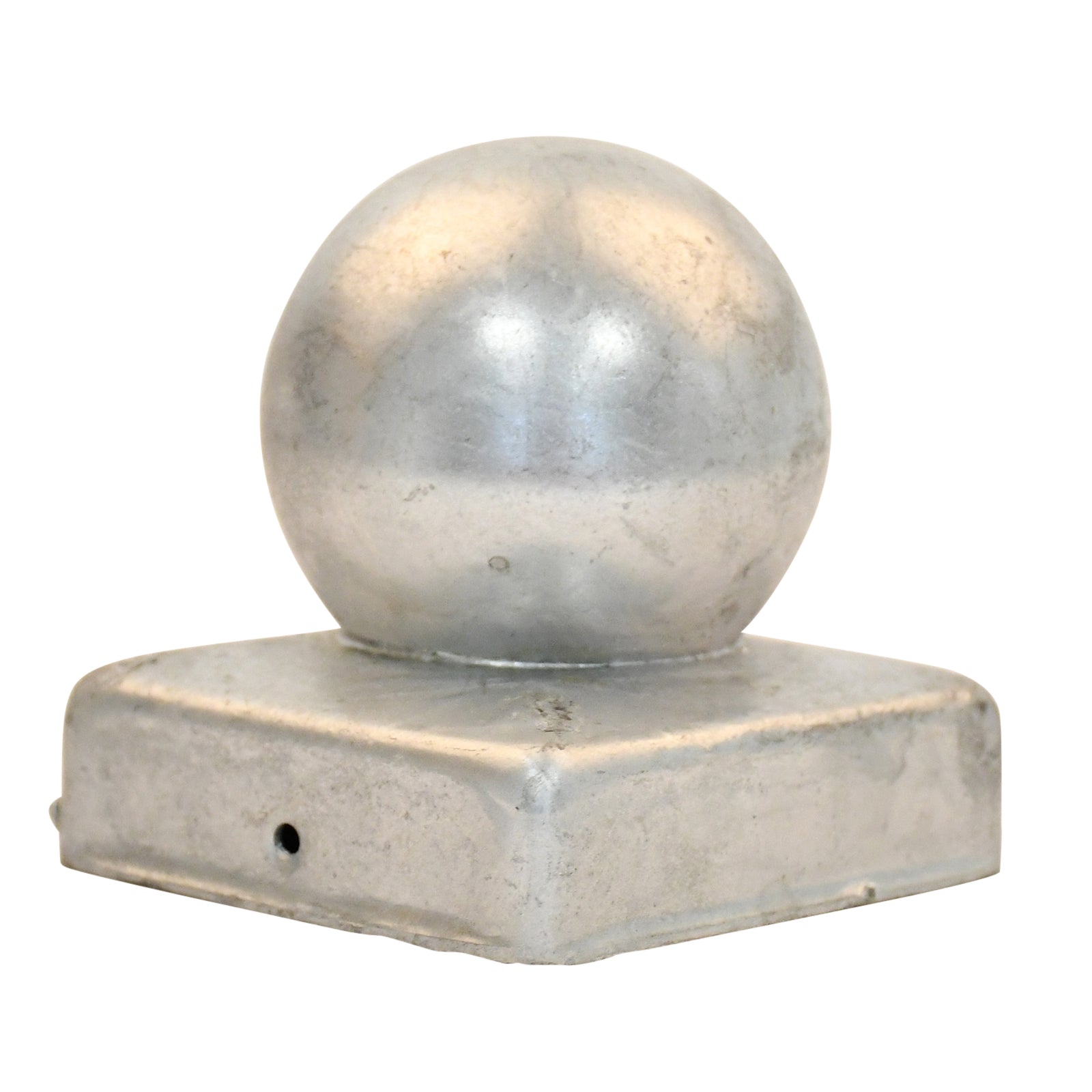 Post cap Sphere 71x71mm galvanized