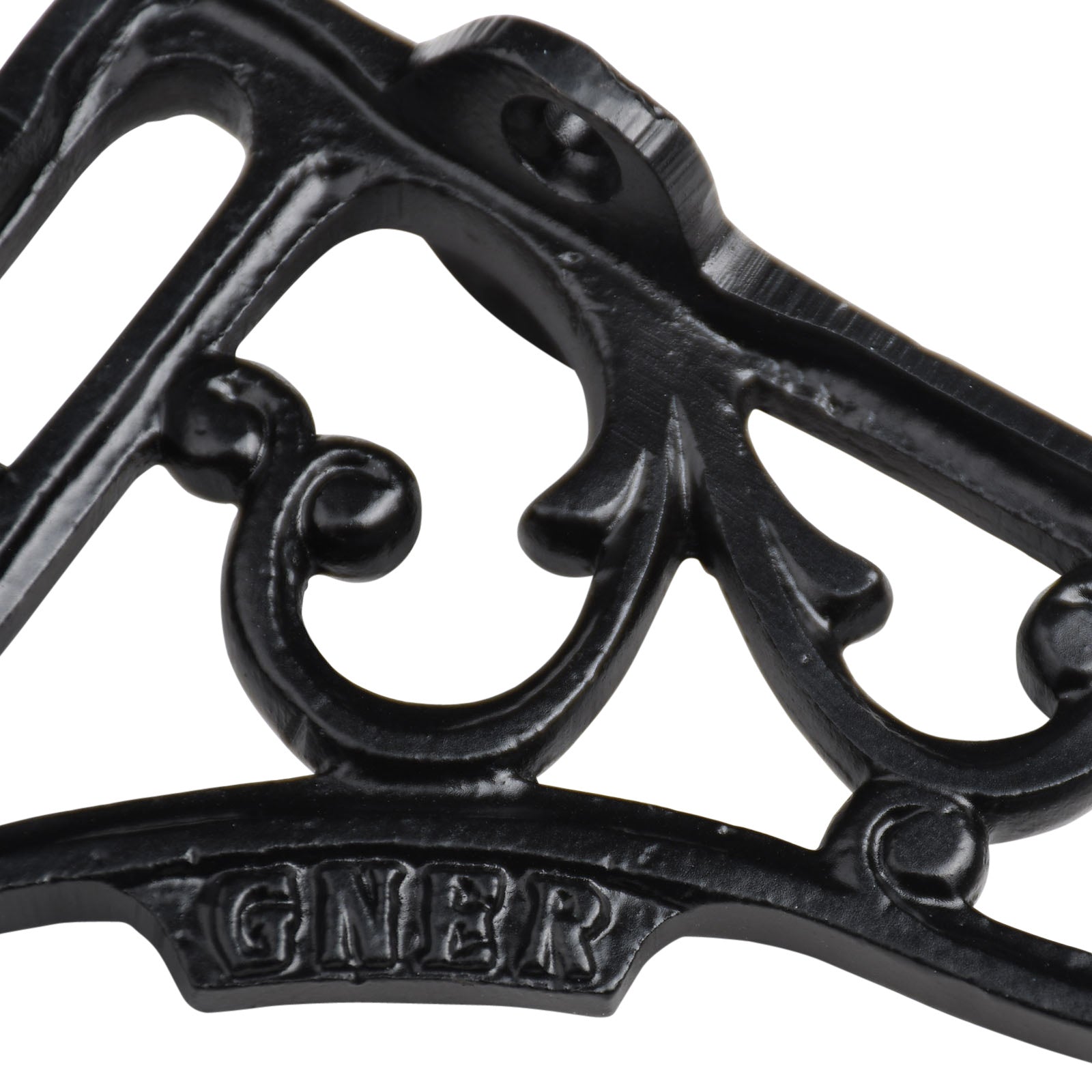 Cast Iron Shelf Support "GNER" - Robust Support with Historical Flair