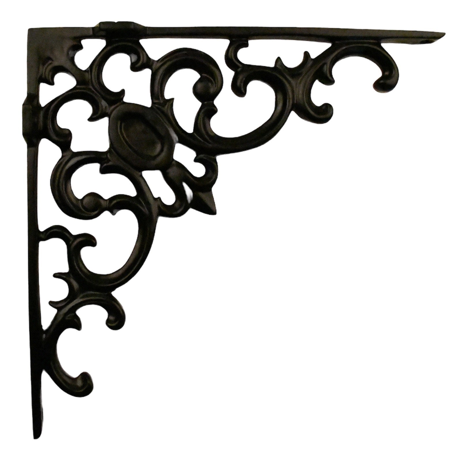 Cast Iron Shelf Support "Fleur-de-Lis" - Stylish Support for Extra Shelf Space