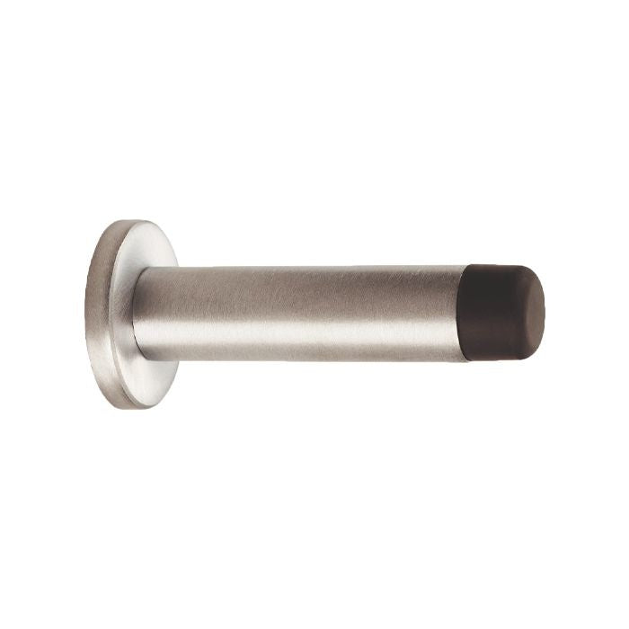 Wall Doorstop | Satin Chrome