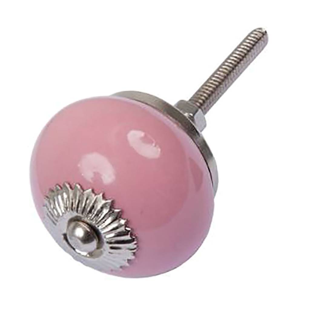 Meubelknop 40mm roze