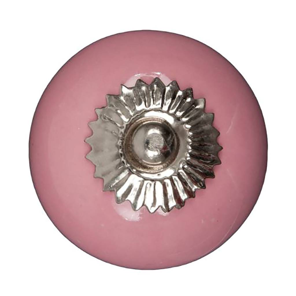 Meubelknop 40mm roze