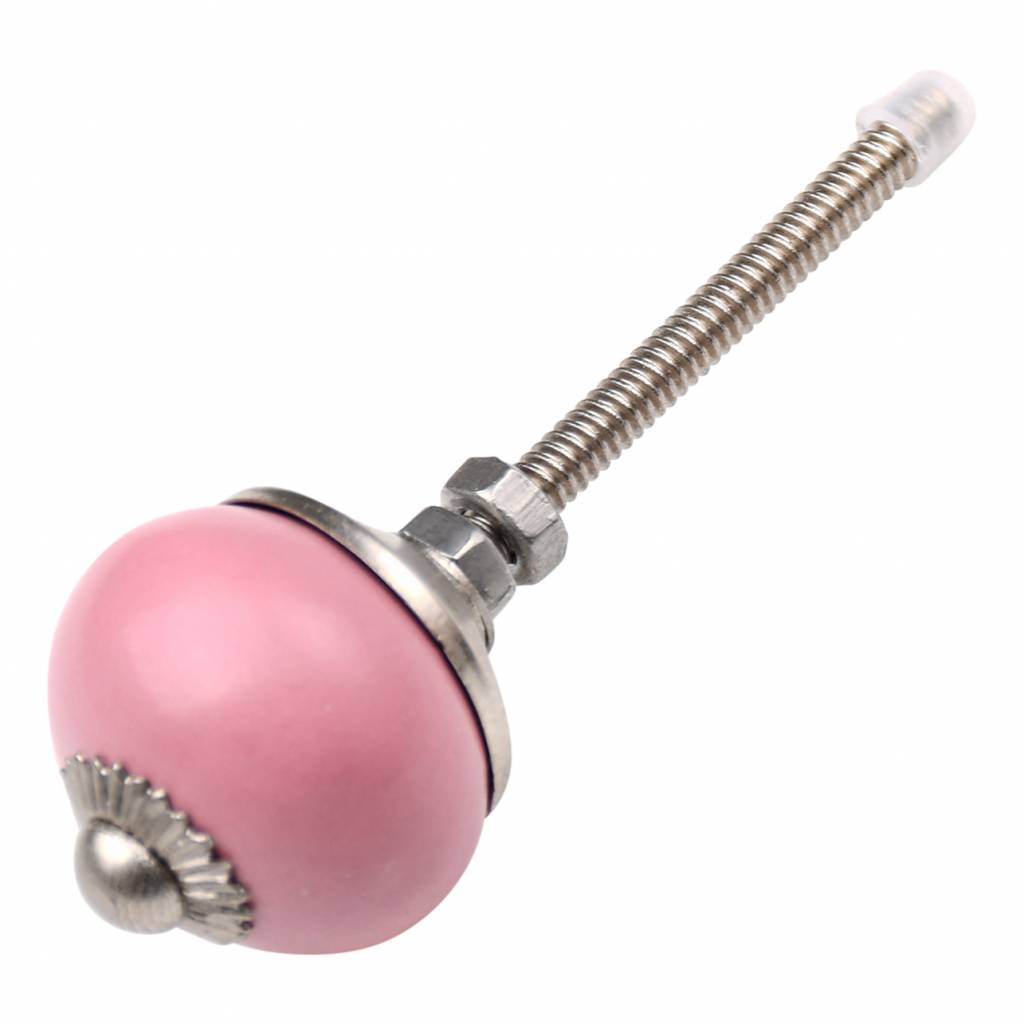 Meubelknop 30mm roze