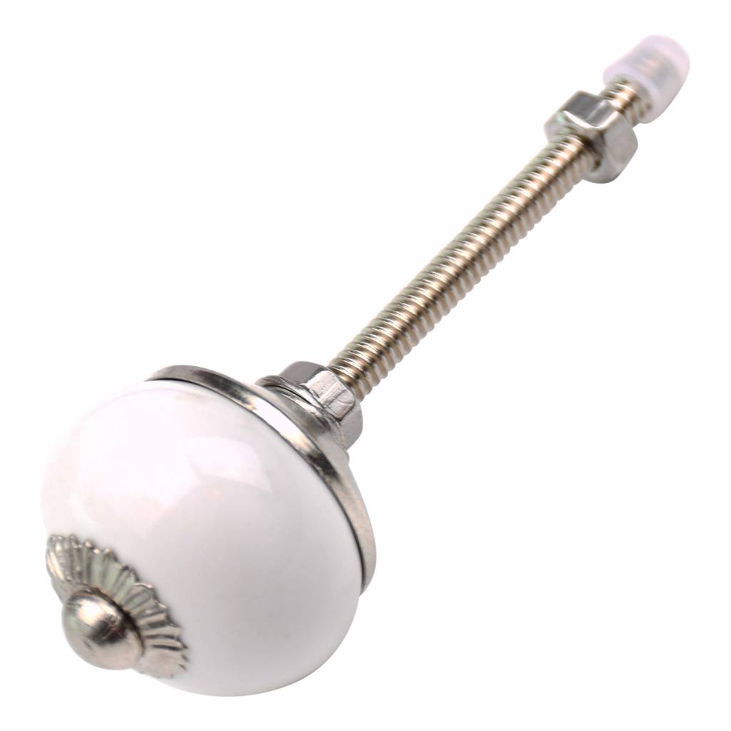 Furniture knob 30mm white