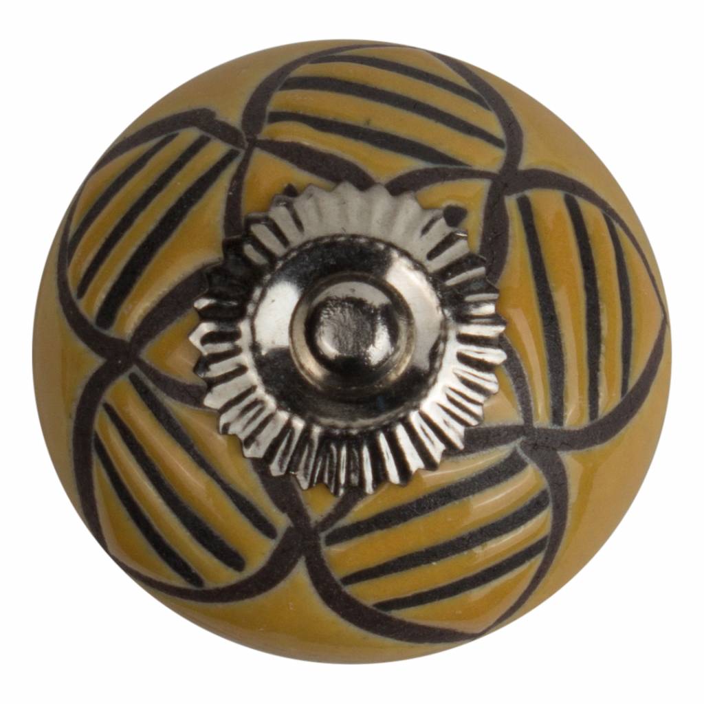 Furniture knob relief deco CK5503 flower