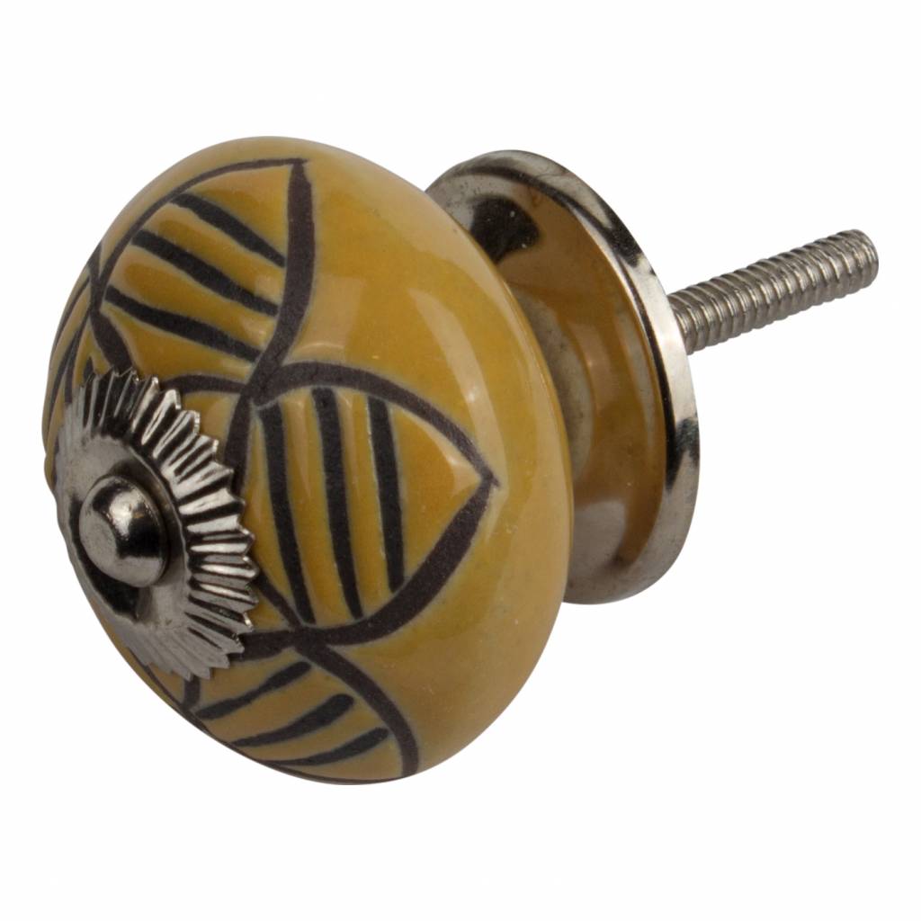 Furniture knob relief deco CK5503 flower