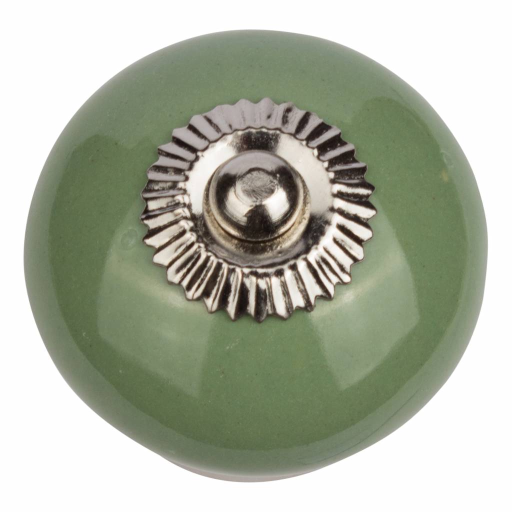 Furniture knob 40mm green