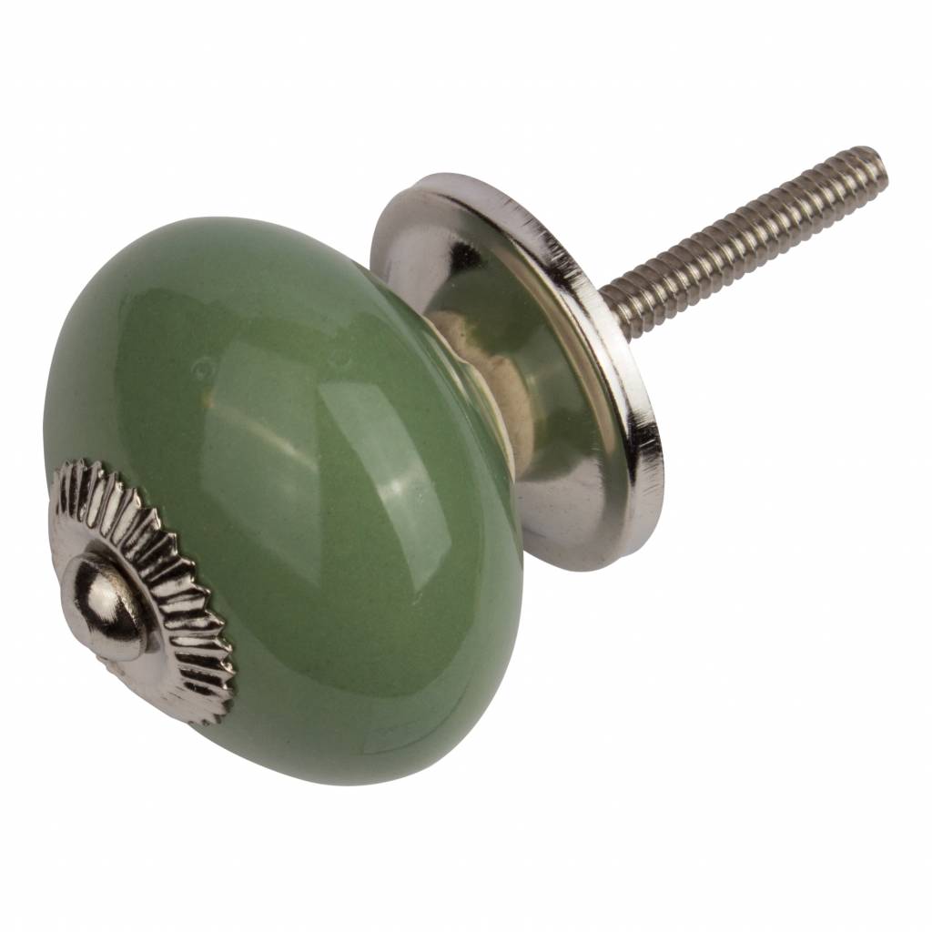 Furniture knob 40mm green