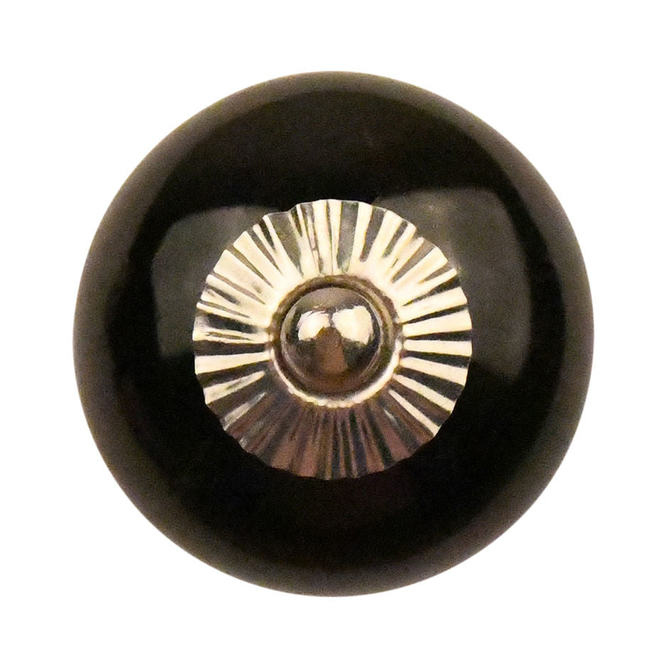 Furniture knob 40mm black