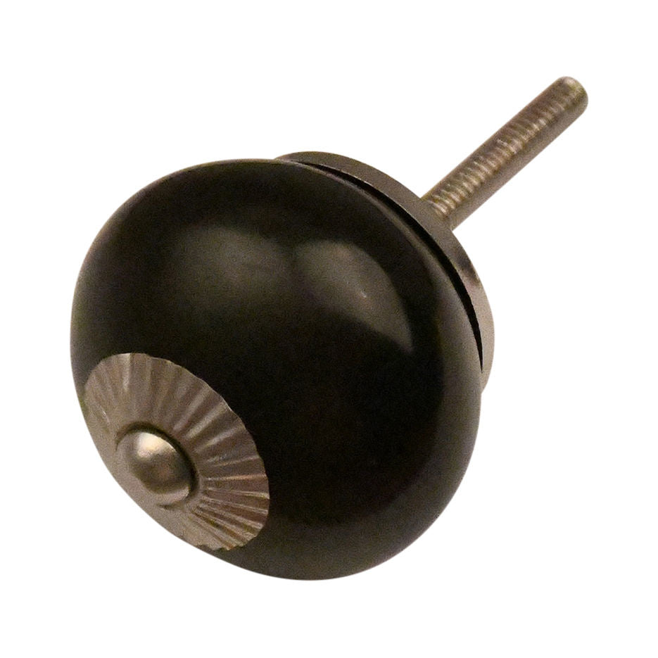 Furniture knob 40mm black