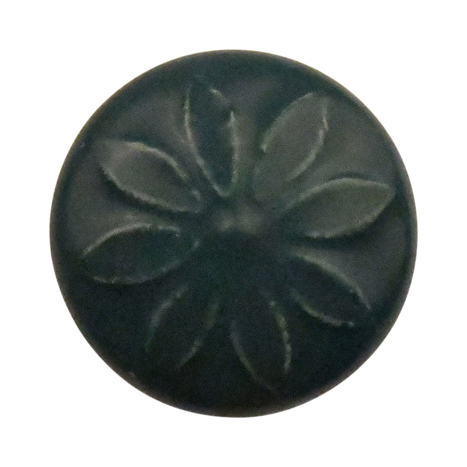 Furniture knob 42.5mm ocean blue flower