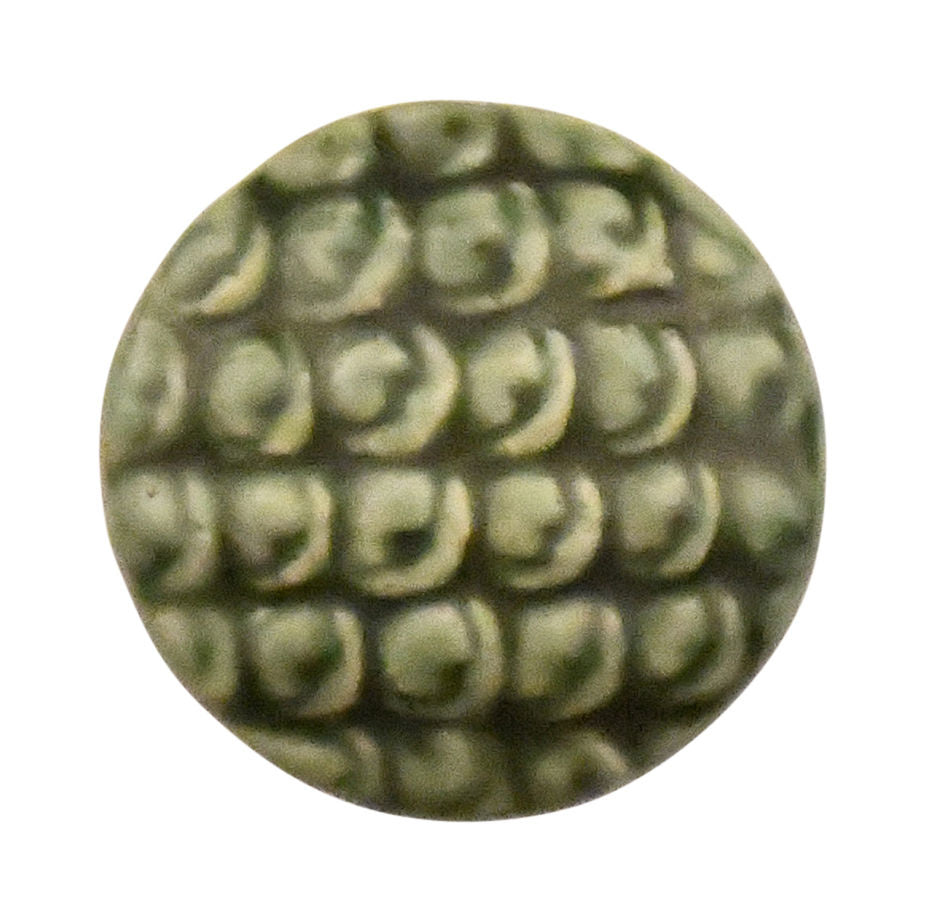 Furniture knob 38mm Boho vintage green