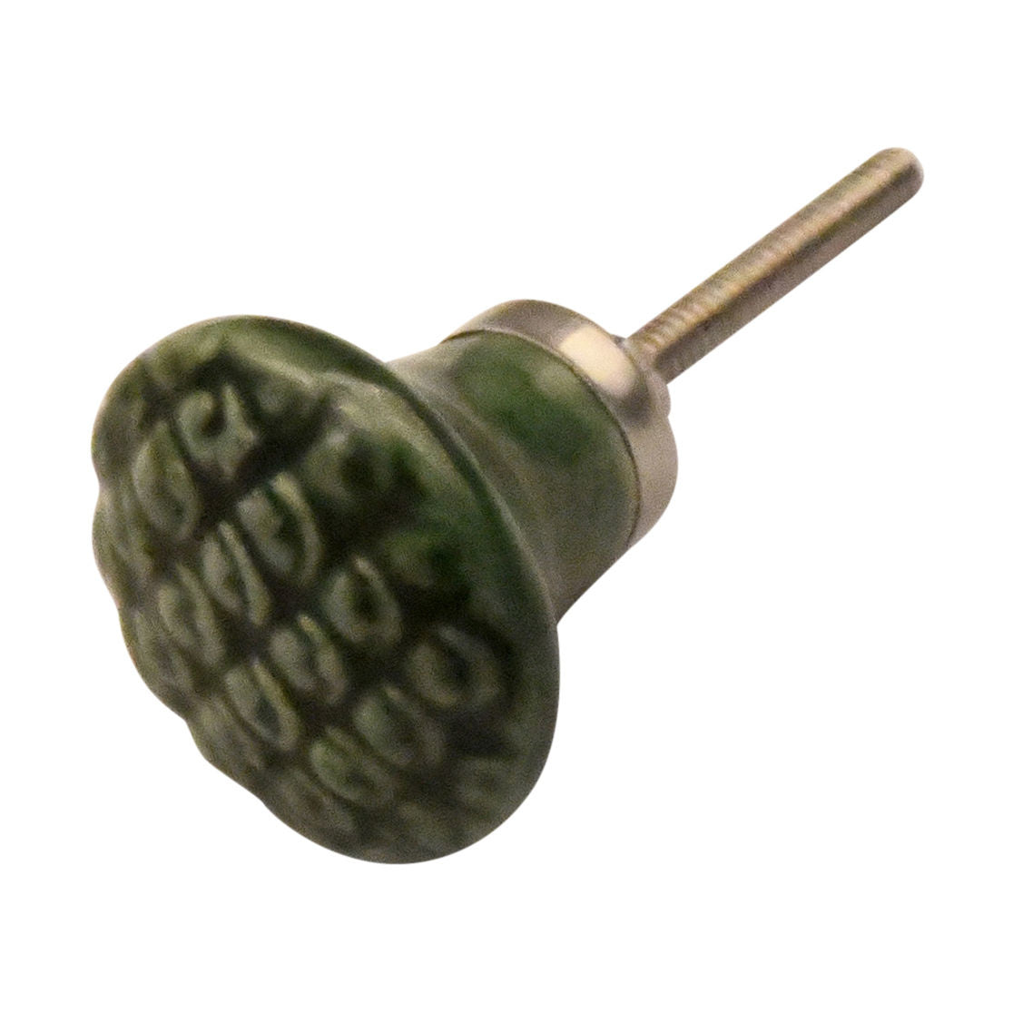 Furniture knob 38mm Boho vintage green