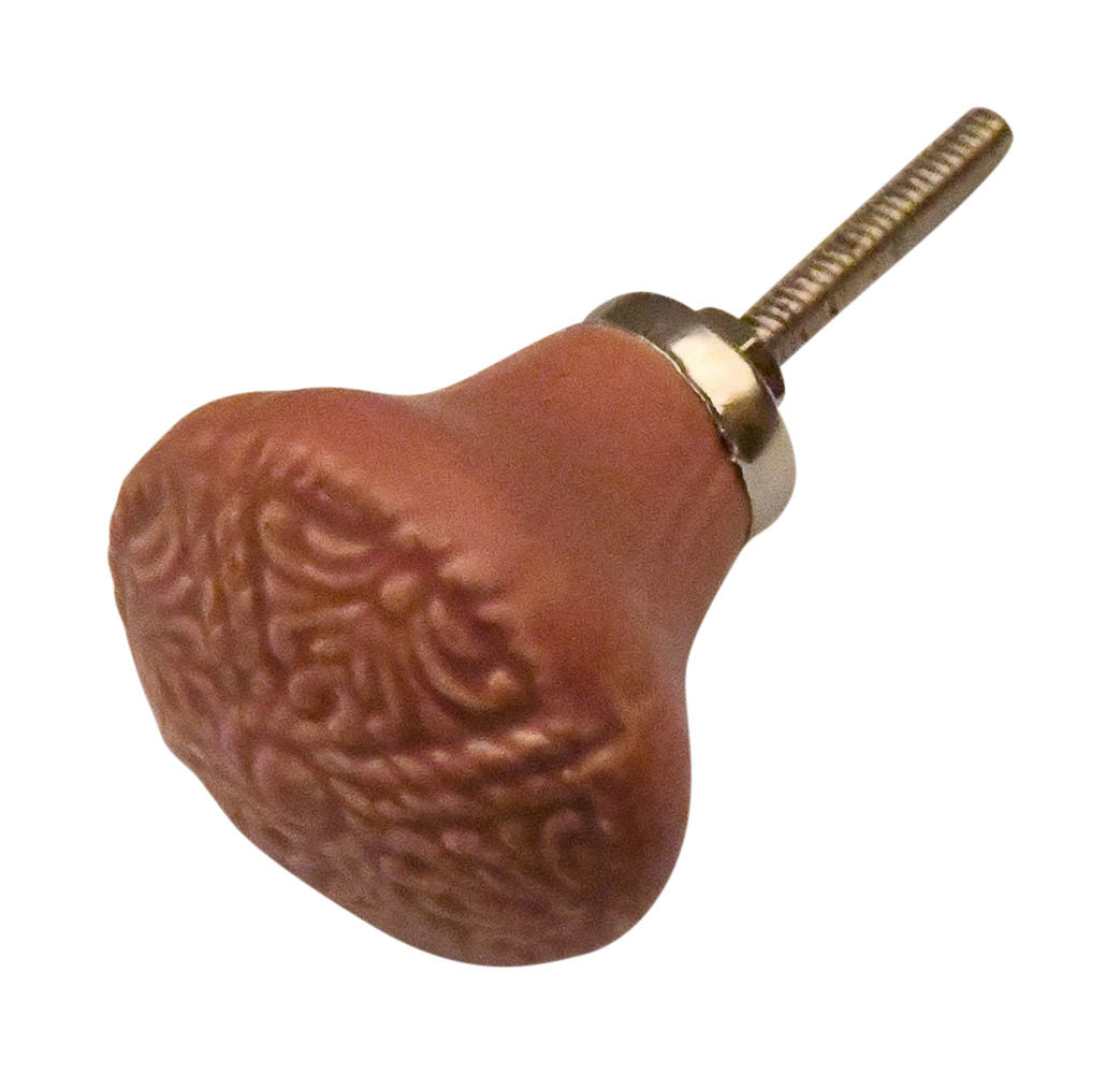 Furniture knob 40.5mm Flora old pink