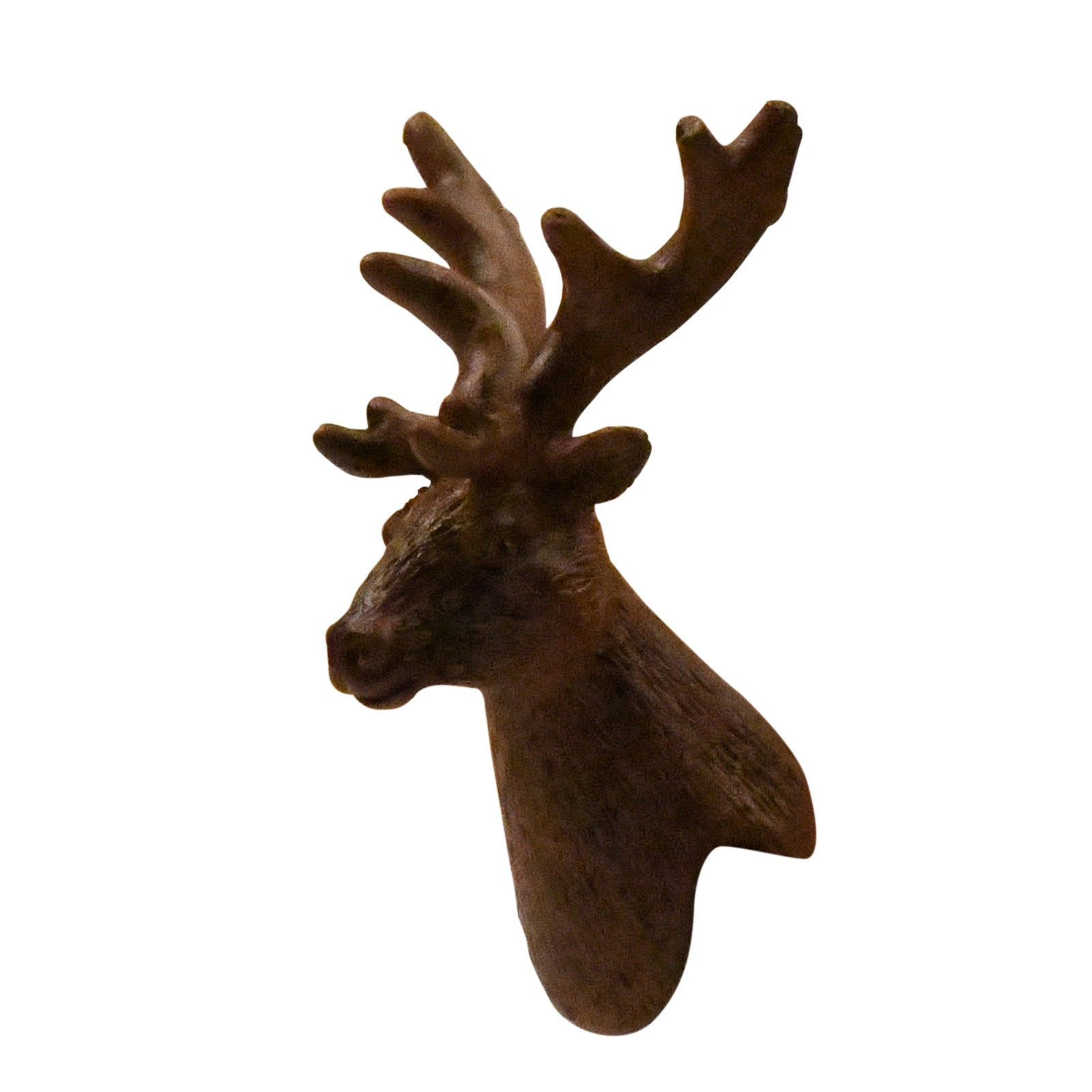 Sculptuur "Deer" S bruin 4x3x7cm