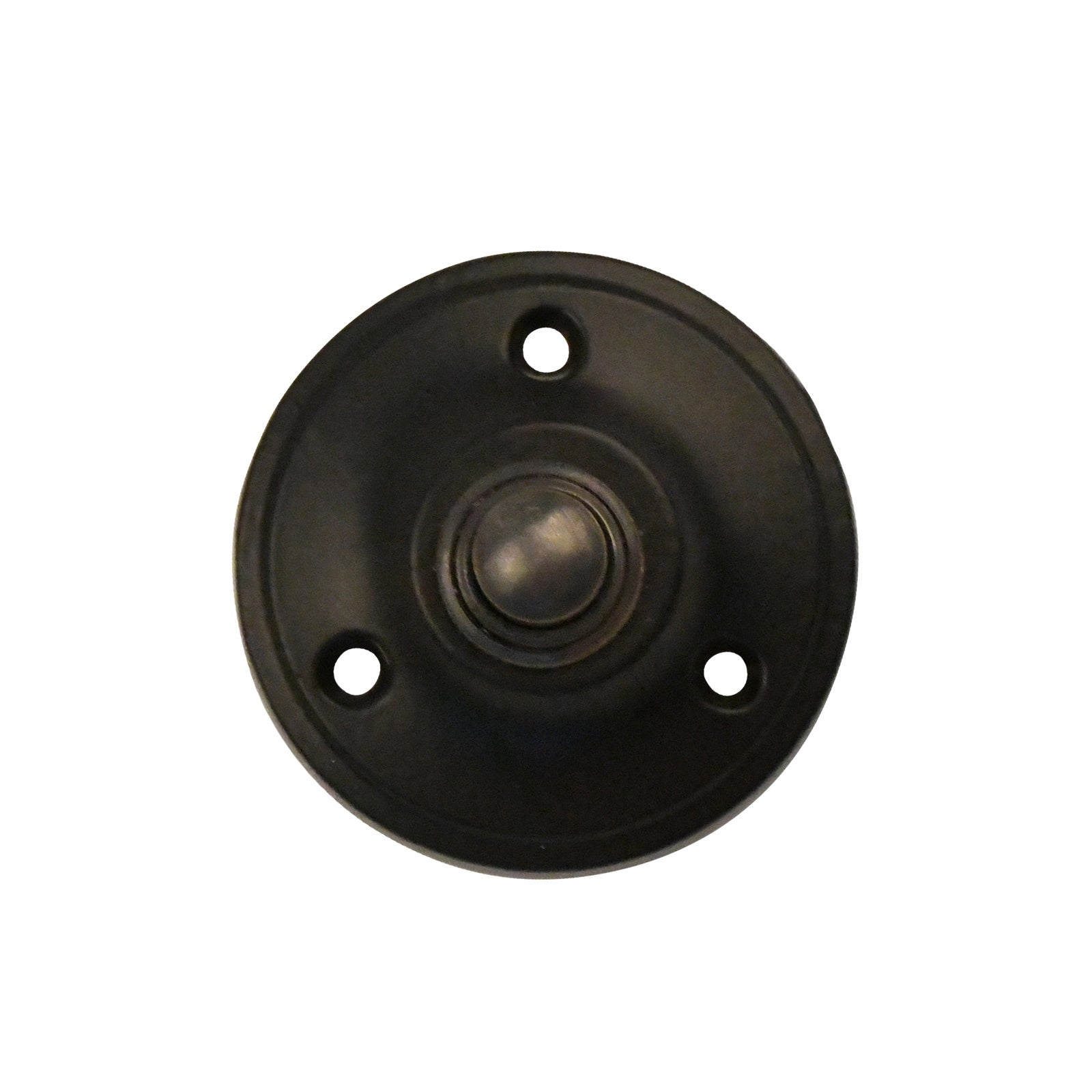 Cast iron call button black