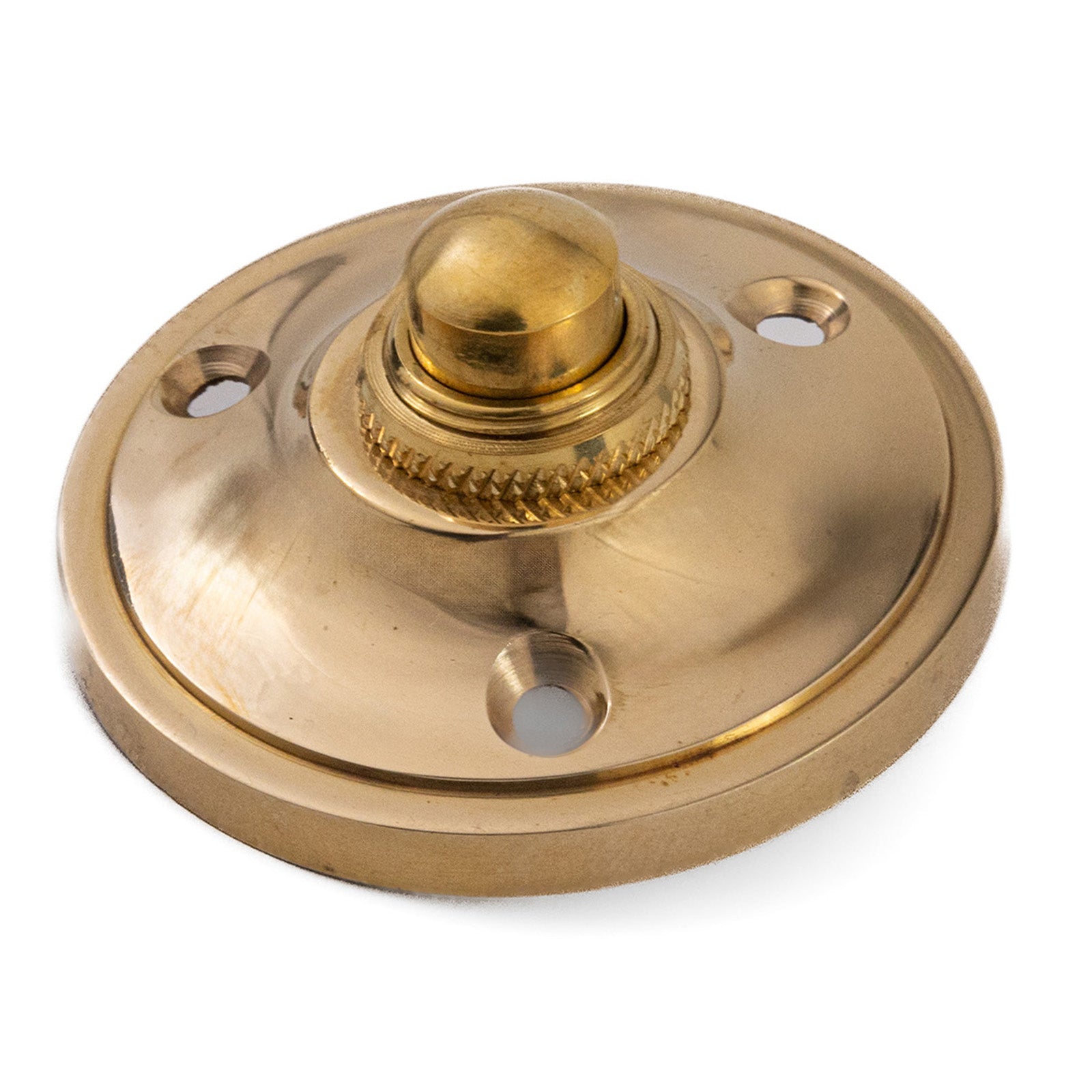 Brass bell button "Elegance" 56mm