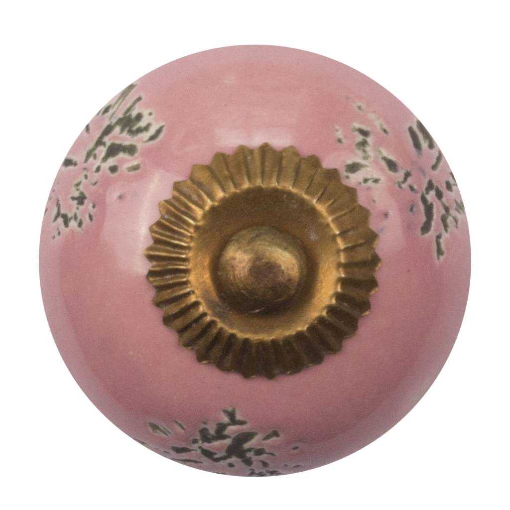 Furniture knob 40mm destroyed pink