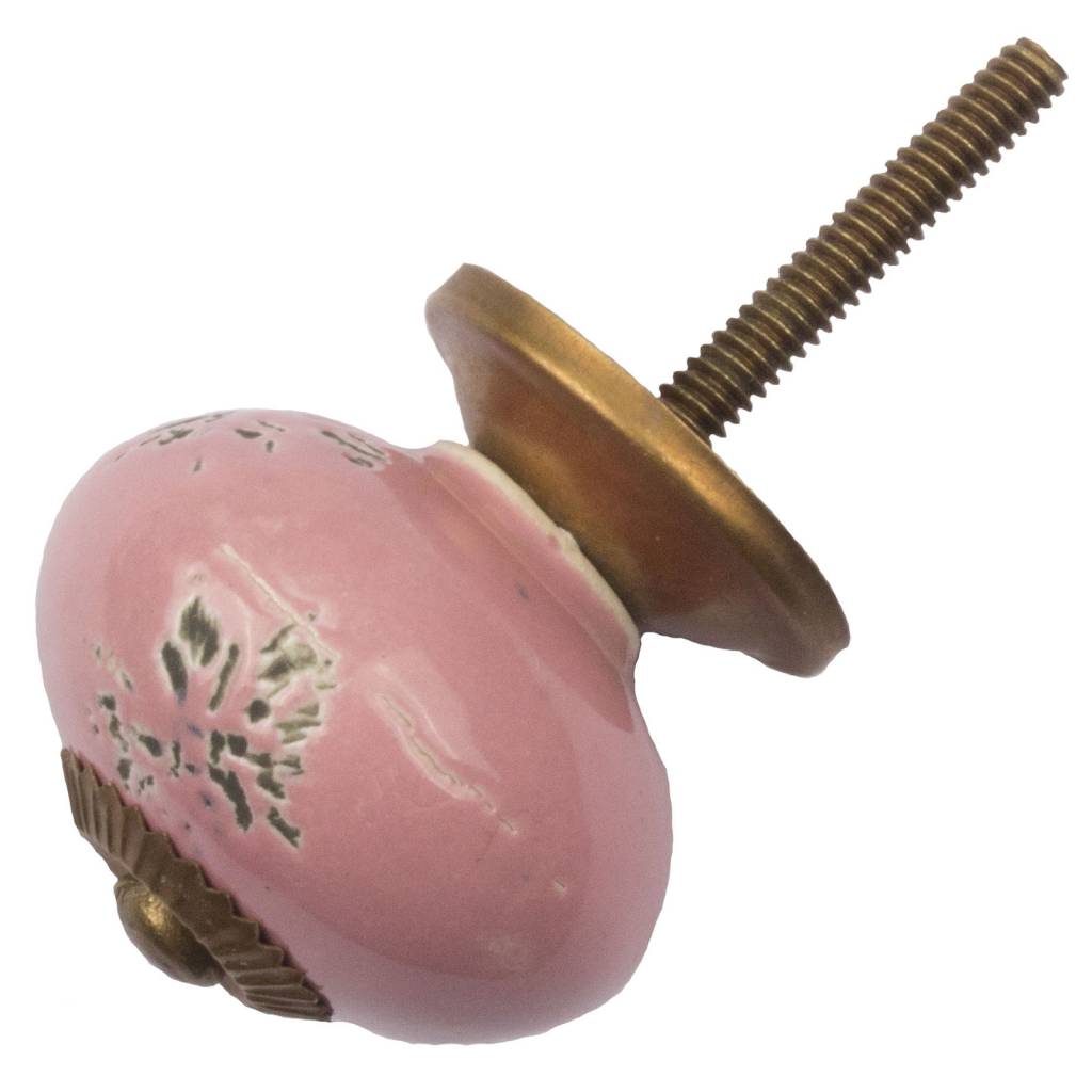 Furniture knob 40mm destroyed pink