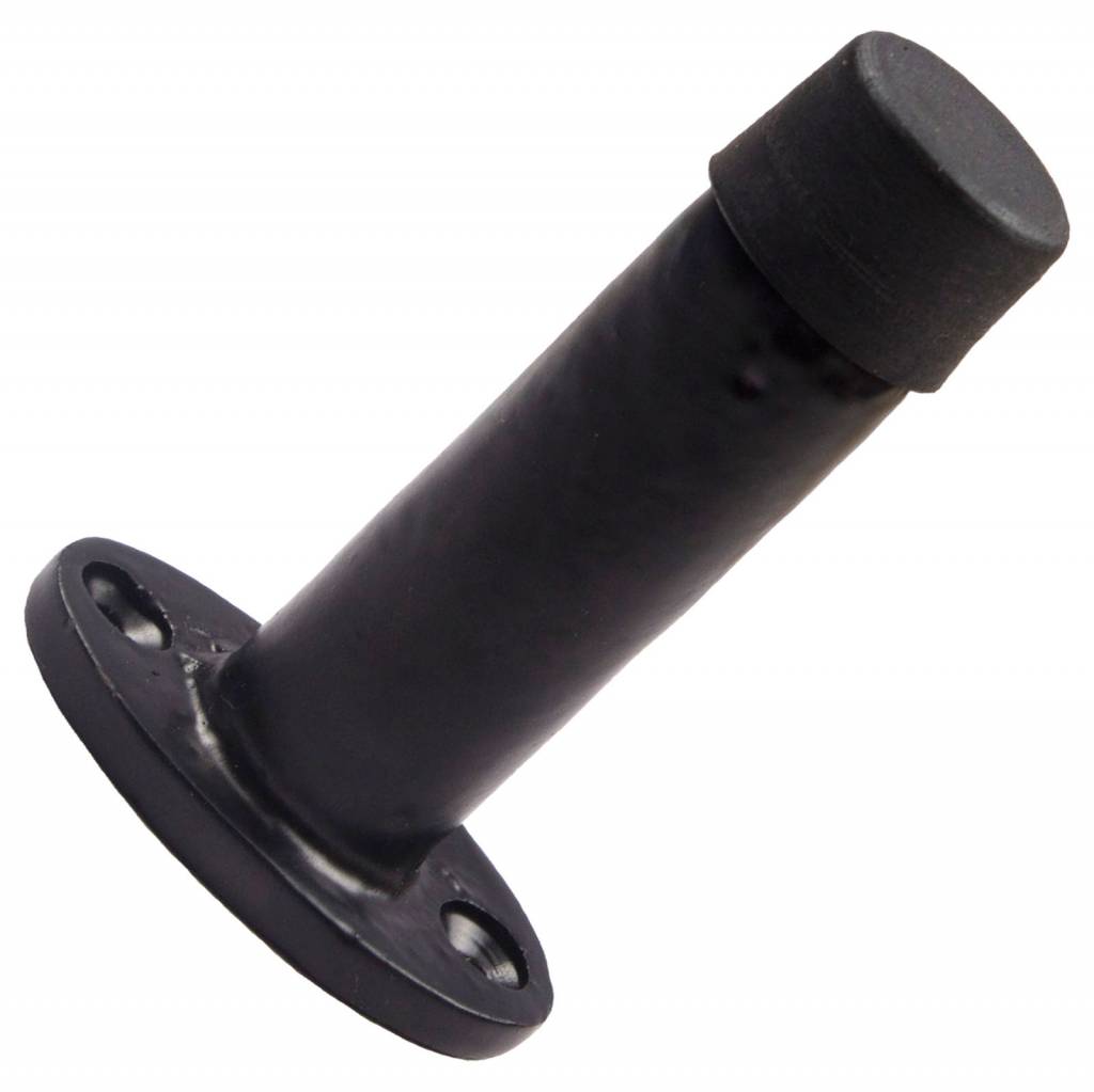 Door stopper 73mm - black lacquered 