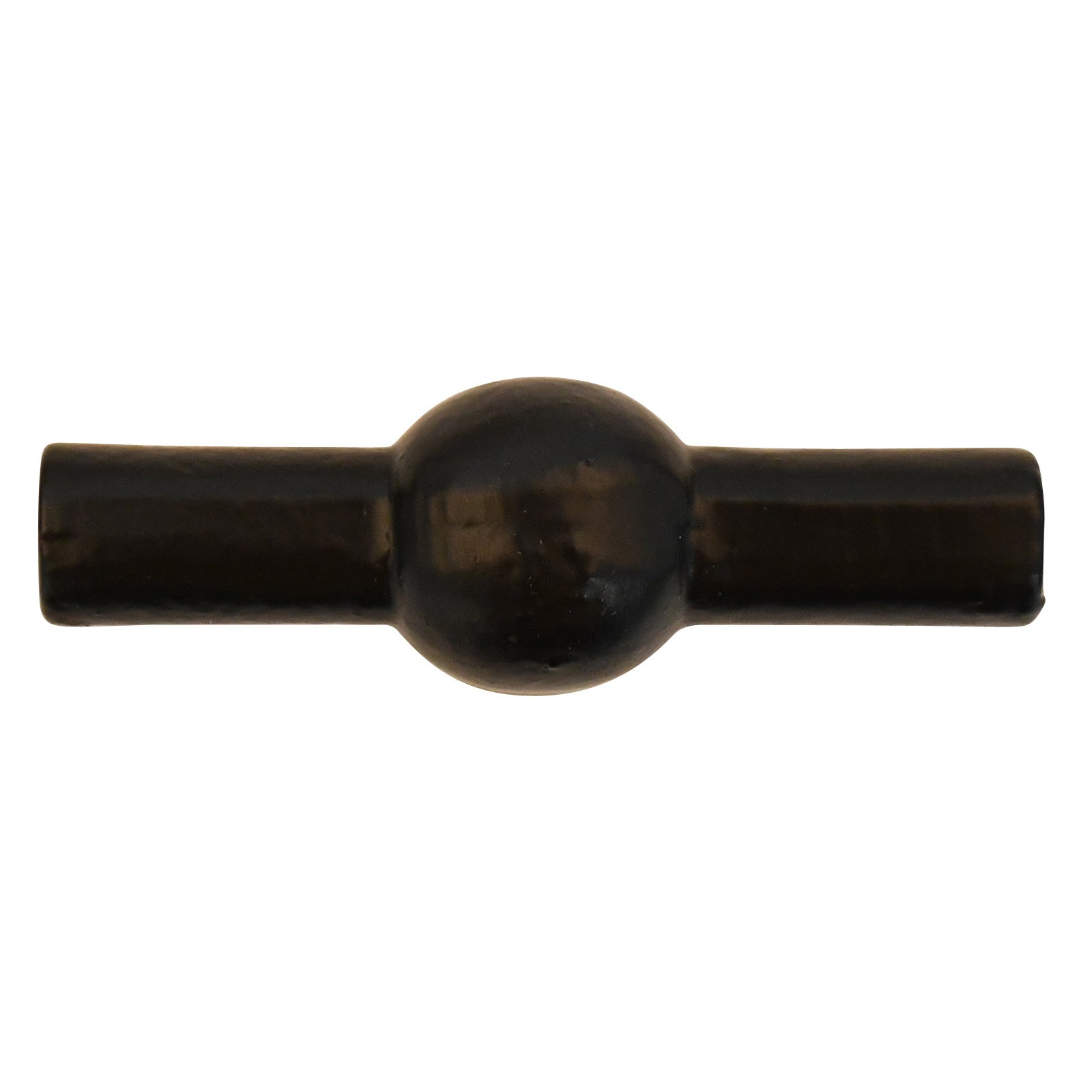 Cast Iron Cabinet Knob "Industrial-T" 65mm - Black or Rust