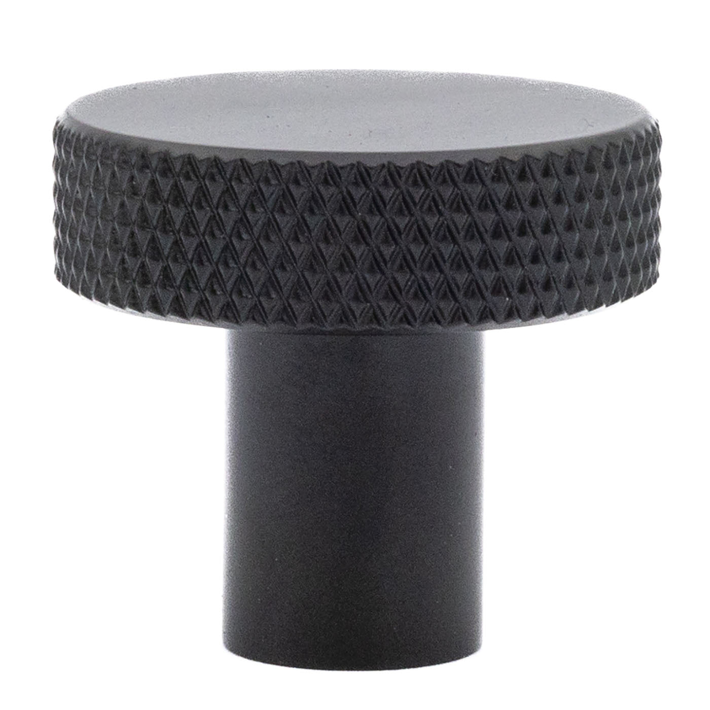 Kastknop "Knurled Radio" 32mm - Luxe Messing Knop