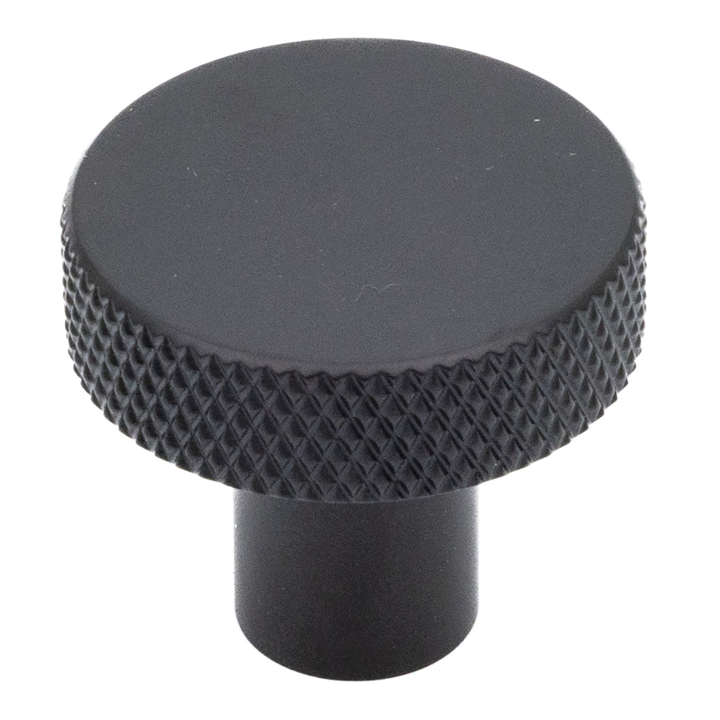 Kastknop "Knurled Radio" 32mm - Luxe Messing Knop