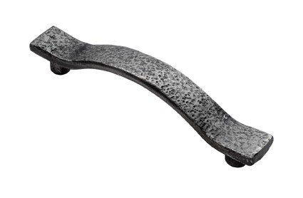 Cast Iron Handle with Hammered Finish - 154mm