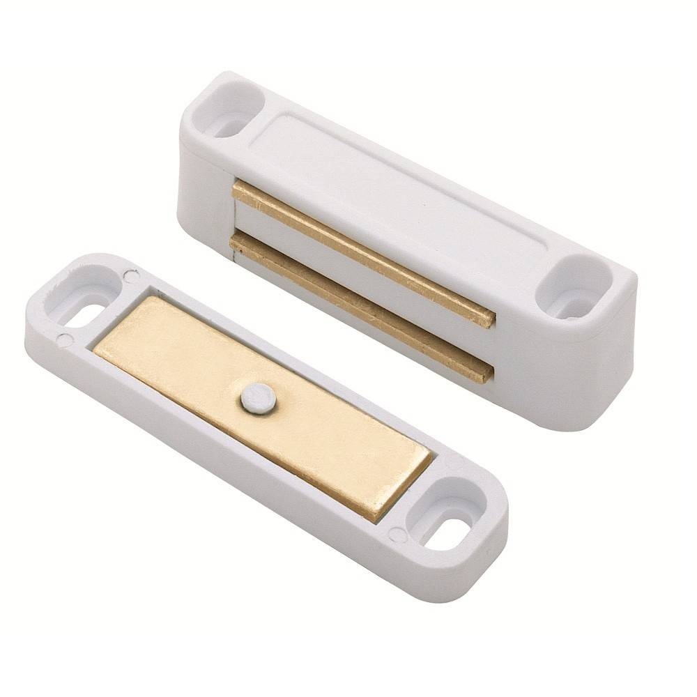 Magnetic catch white 56 x 14 x 14 mm