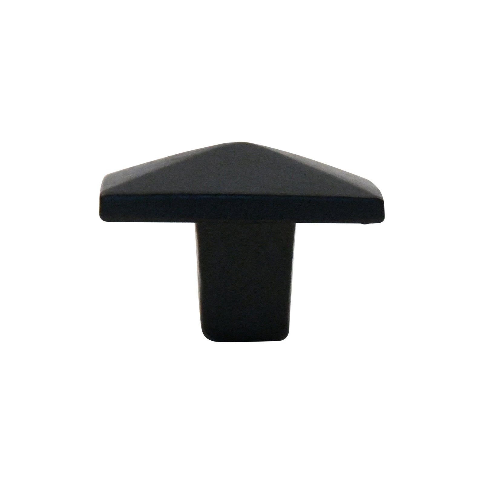 Cast iron furniture knob "Pyramid" 36 x 36 mm