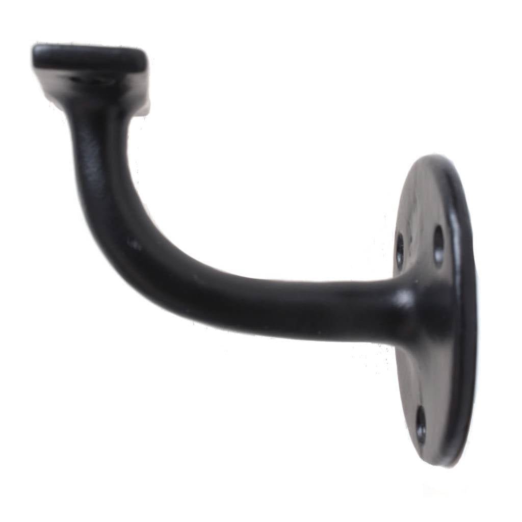 Stair Railing Holder Black - Durable Cast Iron Support for Your Stair Railing