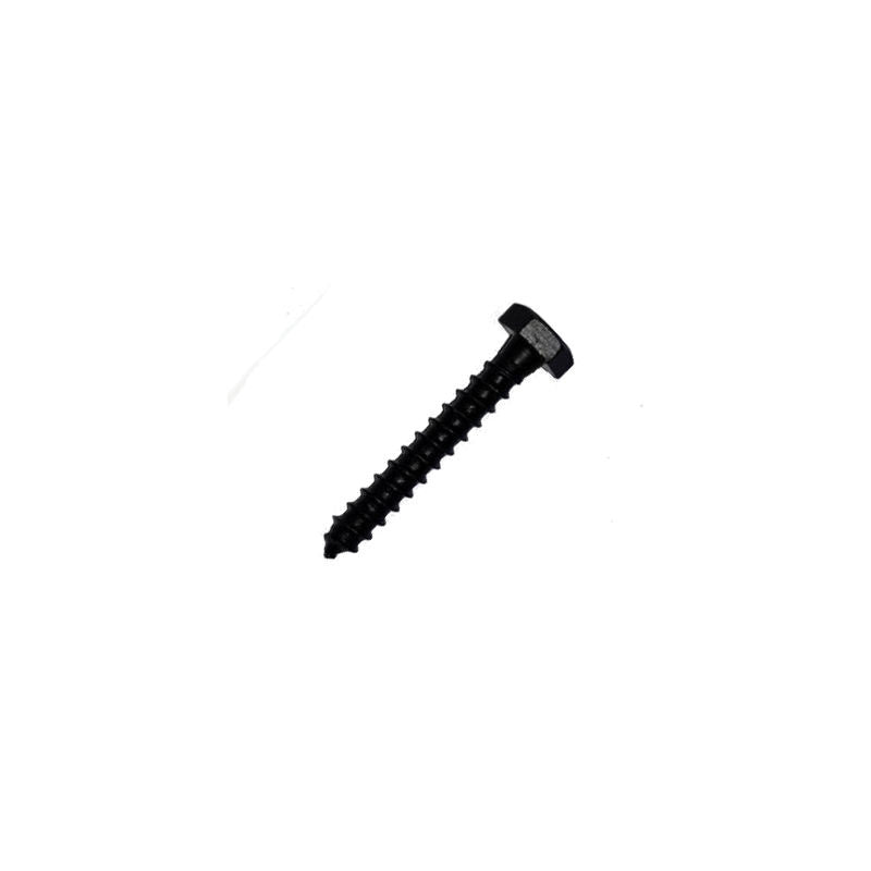 Wood thread bolt black M6x40mm