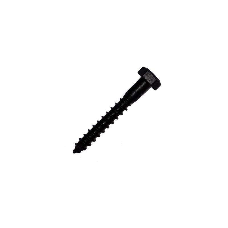 Wood thread bolt black M8x60mm