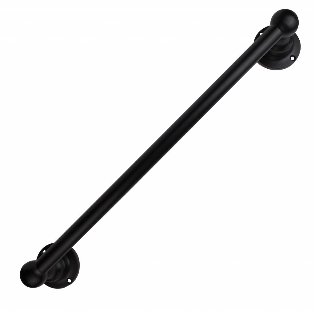 Towel rack black 48cm