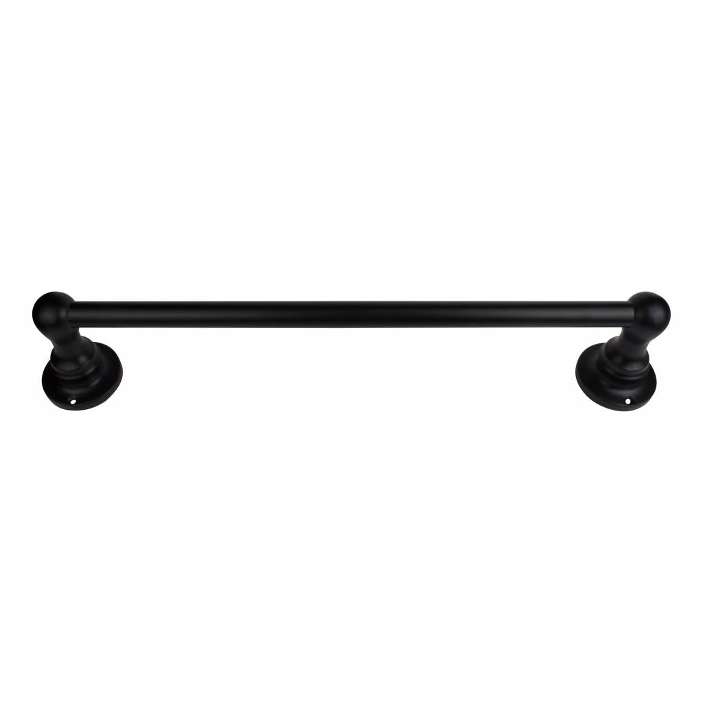 Towel rack black 48cm