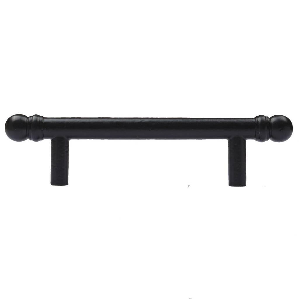 Vintage Cast Iron Door Handle - Classic and Robust in Black or Patina