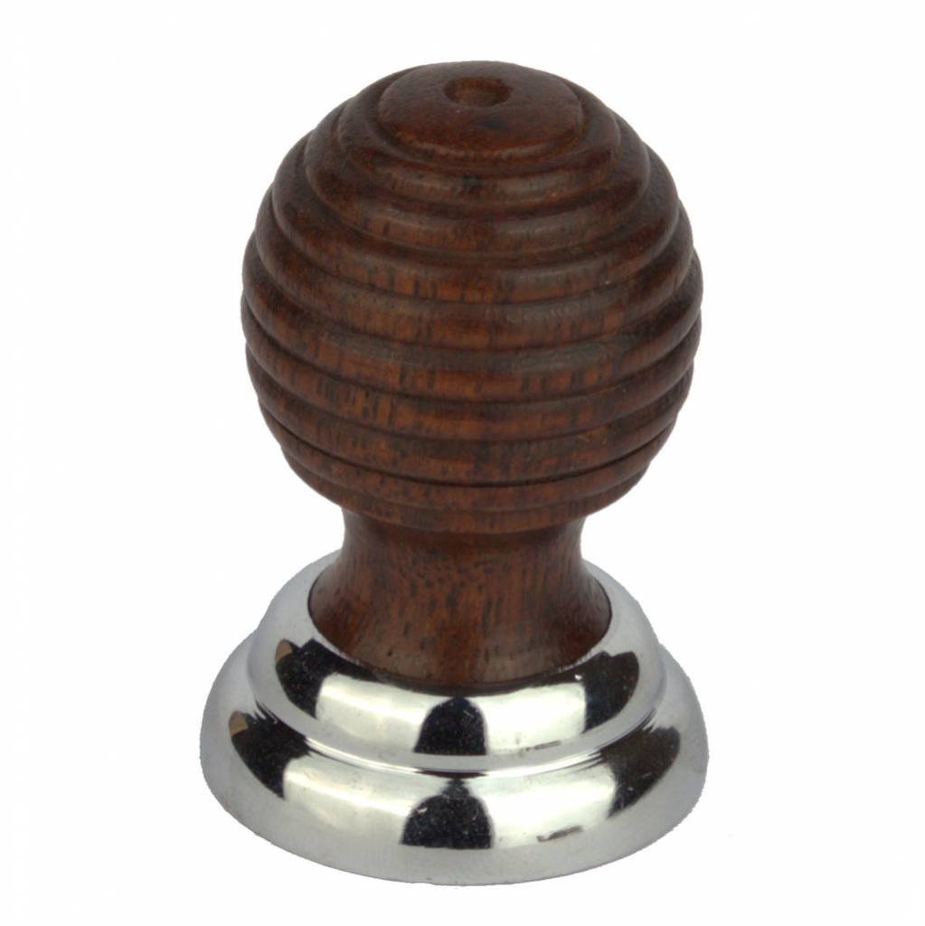 Wooden furniture knob beehive brown