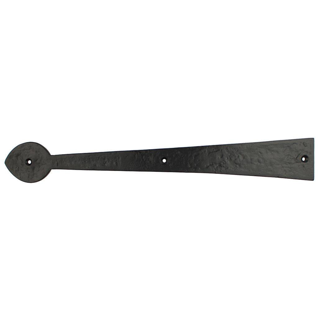 Decorative hinge 408x57mm black