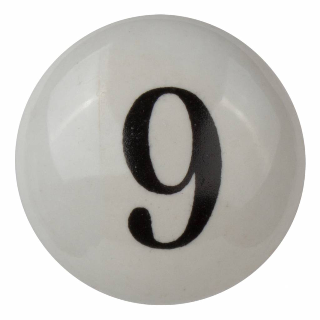 Furniture knob number 9