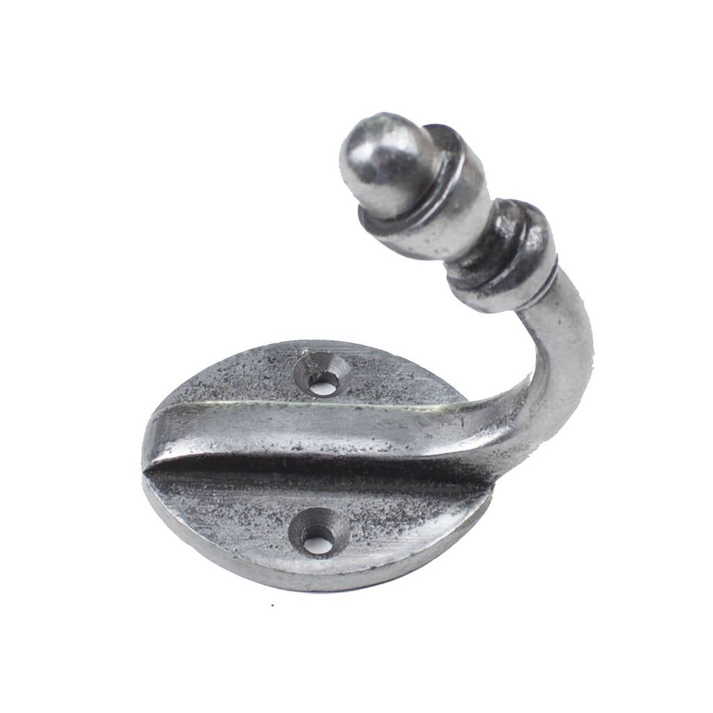 Coat hook "Acorn" - Brushed and Classic