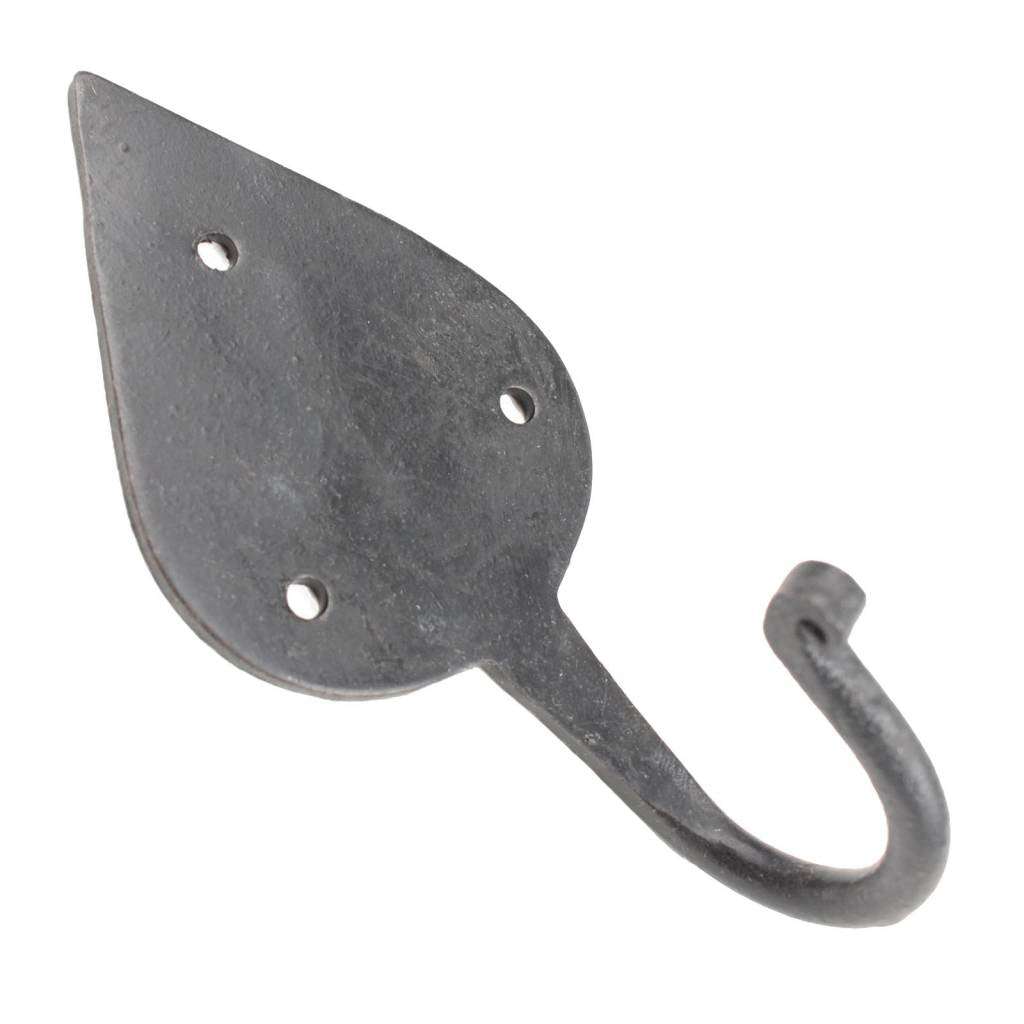 Gothic Coat Hook - Wrought Iron Elegance with Authentic Finish