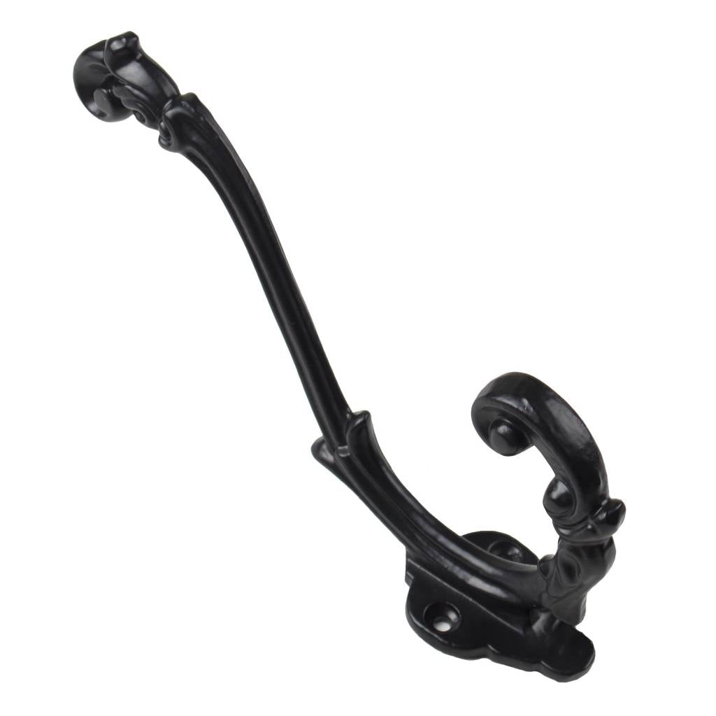 Coat Hook "Ivy" Black - Graceful and Durable